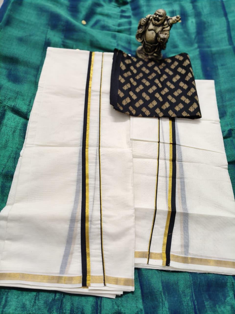 PULIYILAKKARA WITH ZARI SET MUNDU